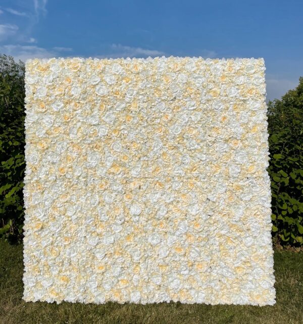 Champagne Flower Wall