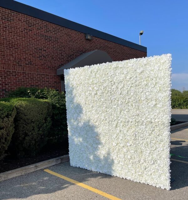 White Flower Wall